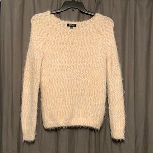 Pink and white sweater